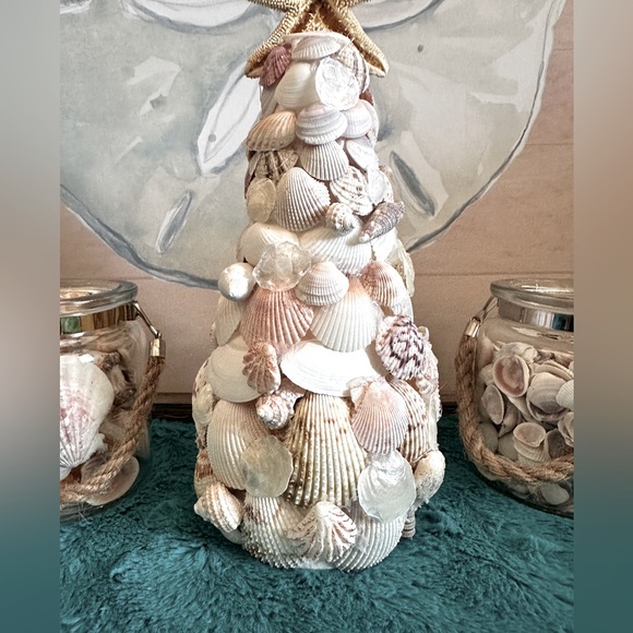 Handmade Sea Shell Tree with Starfish Topper - Picture 6 of 6